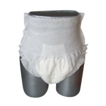 Calças de fraldas para adultos descartáveis ​​baratas de fábrica na China Calças de puxar para cima